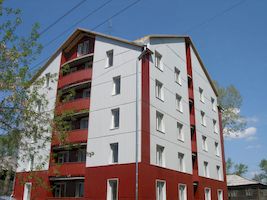  Общежитие, ул. Портовая - Панель с рёбрами жёсткости