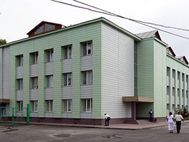 Здание вокзала на ж/д станции «Татарск»