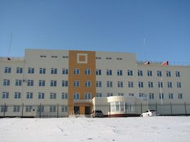  Административное здание - Кировский районный суд г.Омска - Кассета фасадная 565*565