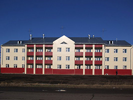  Общежитие, Коченёво - Панель с рёбрами жёсткости