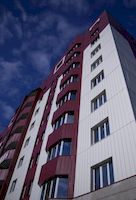  Десятиэтажное жилое здание, Бердск - Панель с рёбрами жёсткости