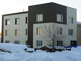  Административное здание Мошково - Кассета фасадная 565*565