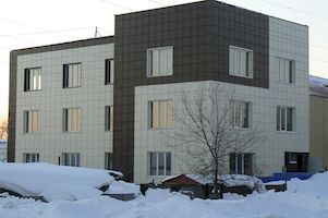  Административное здание Мошково - Кассета фасадная 565*565