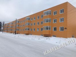  Жилые многоэтажные дома, Нерюнги, Якутия - Фасадные кассеты Камилан для жилого многоэтажного дома