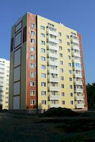  10-этажный жилой дом г.Кемерово - Кассета фасадная 565*565 РОМБ